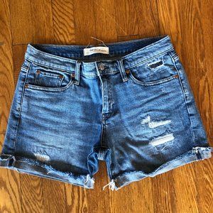 GAP Distressed 5" Denim Jean Shorts Size 28